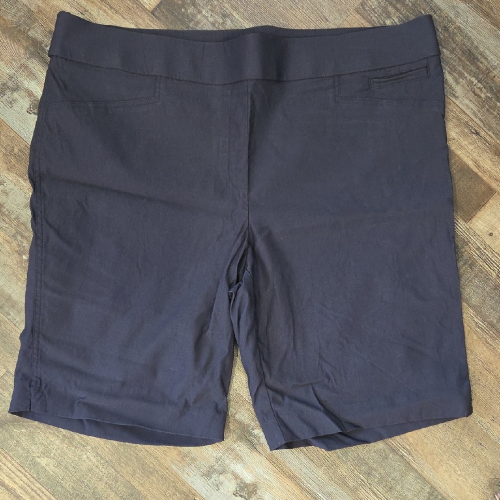 Ellen Tracy Dark Blue Women's Bermuda Shorts
